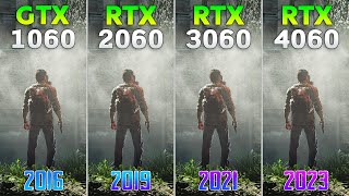 GTX 1060 vs RTX 2060 vs RTX 3060 vs RTX 4060  Test in 8 Games [upl. by Llertram]