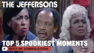 Top 5 Spookiest Moments ft Sherman Hemsley  The Jeffersons [upl. by Nnaegroeg]