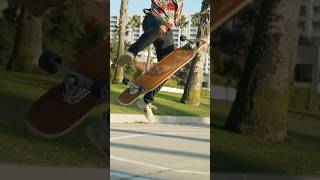 NoComply Wheelflip  INSANE Longboard Trick longboard skatetricks longboardfreestyle nocomply [upl. by Ahsirtak]