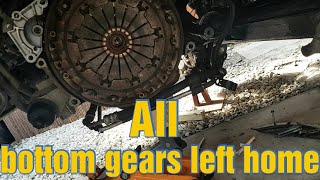 mk2 renault master gearbox removal lost bottom gears [upl. by Lister]