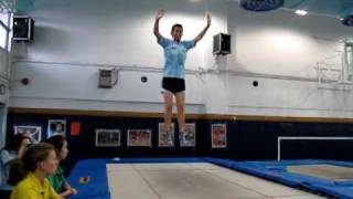 Y10 GCSE PE Trampoline  Michelle [upl. by Reena478]