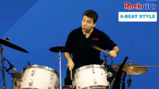 Drum Beats 8Beat Style [upl. by Deenya]