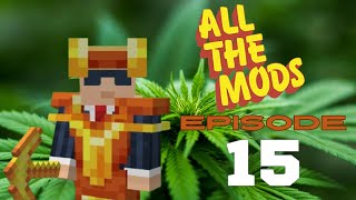 All The Mods 10  Episode 15 Suffering The Nether Moving AE2 And Catching Animals 420 Friendly [upl. by Adgam]