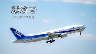 【乗り物の環境音】飛行機の機内音、ボーイング777200ER PW4074Dエンジン [upl. by Carpet]