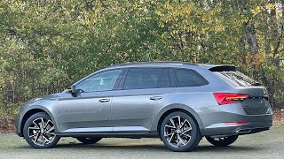 Skoda NEW Superb Sportline 2023 in 4K Graphite Grey Metal 18 inch Vega Walk around amp detail inside [upl. by Ekaj]