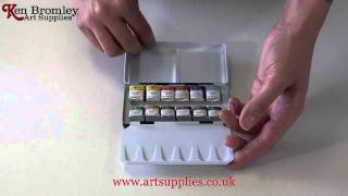 Winsor amp Newton Artists Watercolour Lightweight Sketchers Box 12 x Half Pan [upl. by Jeannette]