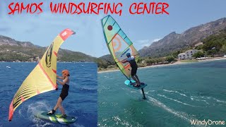 Foiling Paradise Wingfoiling amp Windfoiling in Samos Kokkari 2024 [upl. by Annahsor]