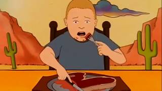 Bobby Hill eats a steak Guiles theme goes with everything [upl. by Gove]