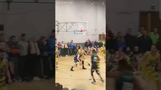 Buff Egan swaps hurling for basketball  Tralee Warriors v UCD Marian 2017 [upl. by Ahsitam]