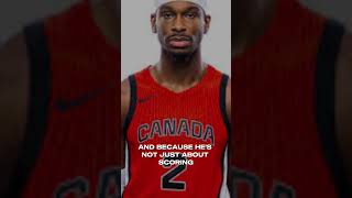 SGAs Epic TongueOut Show Canada Dominates Spain in Olympic Basketball [upl. by Gothar]