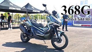 ZONTES 368G ADVENTURE IS HERE COLORS SPECS VS HONDA XADV [upl. by Tildie441]