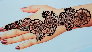 unique amp latestMehndi Design For Hands  Arabic Eid Mehndi design trending eid [upl. by Tiloine762]