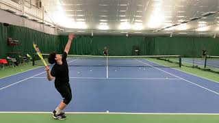 Tennis Practice  Road to Racketlon World Championships 2025  November 22 2024  La Sportheque QC [upl. by Naujd]