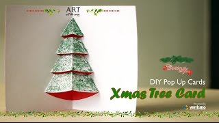 How to make  Popup Christmas Card [upl. by Esetal]