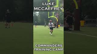 Rookie WR Luke McCaffrey at Commanders Training Camp  John Keim Report shorts [upl. by Kelci95]