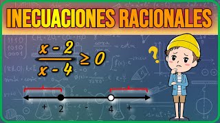 Cómo resolver Inecuaciones RACIONALES ✅ [upl. by Irat]