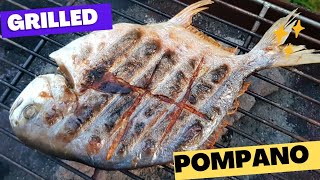 Pompano Recipe  grilled Pompano  easy recipe [upl. by Animrac902]