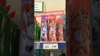 Nettoyant toilettes Action astuce nettoyage toilettes propre propreté magasinaction action [upl. by Hinze]