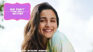 The history of Alia Bhatt [upl. by Cowey]