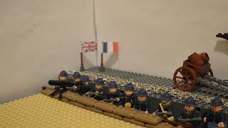 Lego WW1 battle of Verdun  German attack 1st part Stop motion [upl. by Boehmer809]