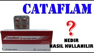 CATAFLAM Nedir Niçin Kullanılır Nasıl Kullanılır Yan Etkileri Nelerdir [upl. by Aenil]