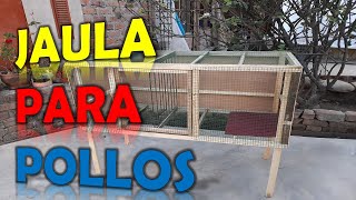 JAULA para pollos muy fácil de elaborar [upl. by Newra13]