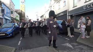 Dunloy Accordion Band  Ballymoney Remembrance Sunday Parade 2024 [upl. by Aikrehs]