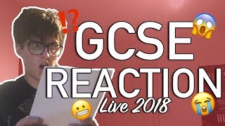 OPENING GCSE RESULTS 2018  LIVE REACTION emotional [upl. by Fenelia]