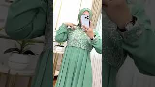 Model gamis brokat simpel modern 2025 shortsvideo shortvideo shortsfeed shorts short dress [upl. by Mccurdy758]