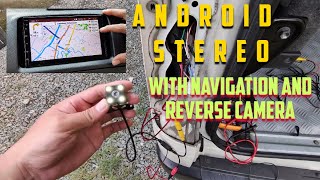 iMars Android Stereo Installation With Reverse Camera and Navigation  how to wire car stereo [upl. by Kayle128]