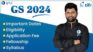 TIFR GS Exam Eligibility  Age  Percentage  Everything About TIFR 2024 [upl. by Brier]