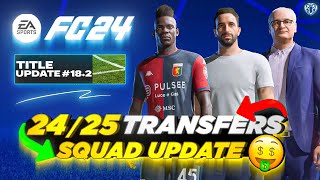 2425 Transfers Squad Update V141 For FC 24 New Players  Managers  Transfers  Promoted Teams [upl. by Vasilis]