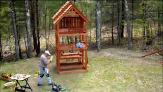 Highlander swing set installation [upl. by Nedrah]