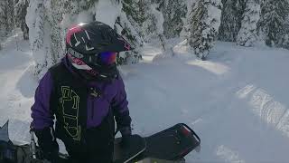 Lookout Pass snowmobile trip [upl. by Hollander]