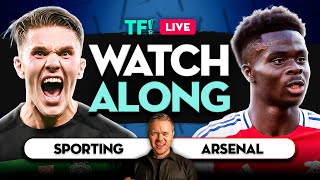 SPORTING vs ARSENAL WATCHALONG with Mark Goldbridge [upl. by Ailaza]