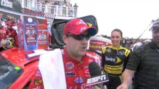 2009 Heluva Good at The Glen  Tony Stewart In Victory Lane [upl. by Ragnar]