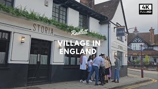 Radlett Village Drive 4K  ENGLAND [upl. by Atirahs]