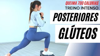 Treino Intenso de Posteriores e Glúteos em casa  Queima 700 Kcal  45 min [upl. by Harimas796]