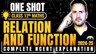 Relations and Functions One Shot 202425  Class 12 Maths NCERT Explanation with Ushank Sir [upl. by Etteoj]