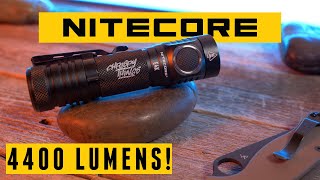 Nitecore E4K This 4400 Lumen EDC flashlight is a BEAST Well kinda [upl. by Merola]