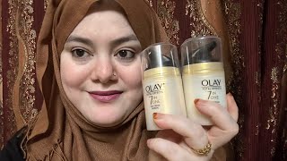 Olay 7 effects day and night cream review [upl. by Kernan]