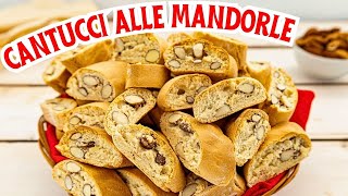 CANTUCCI ALLE MANDORLE Ricetta Facile  Fatto in Casa da Benedetta [upl. by Tandie]