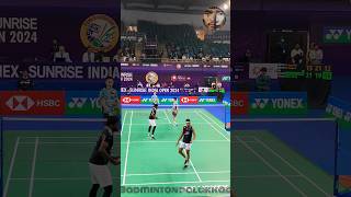 Simple parallel game win from Satchi🔥💥💥badminton satwiksairajrankireddy chiragshetty shorts [upl. by Nyroc442]