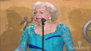 Betty White wins Actor® for Lifetime Achievement Award SAG Awards 2010 [upl. by Atel]