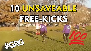 10 UNSAVEABLE free kicks  GRG  Sunday League [upl. by Dleifniw889]