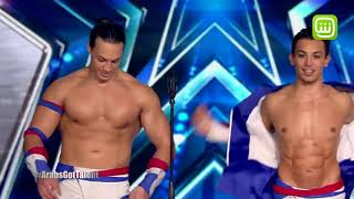 Messoudi Brothers  Arabs Got Talent Auditions [upl. by Berghoff]