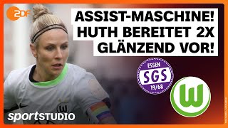 SGS Essen – VfL Wolfsburg  FrauenBundesliga 7 Spieltag Saison 202425  sportstudio [upl. by Ravi777]