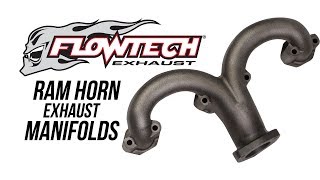 Flowtech Ram Horn Exhaust Manifolds [upl. by Ainalem579]