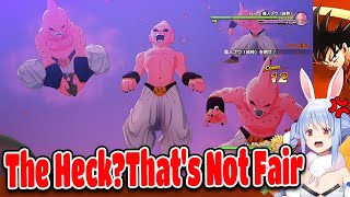 Funny Reaction When Pekora Fight Pure Majin Buu In Dragon Ball Z Kakarot Hololive【ENG SUB】 [upl. by Sateia]