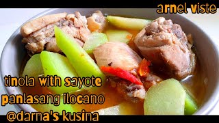 Tinolang manok with sayote ilocano style  Tinola Recipe Arnelgradoviste [upl. by Lesab]